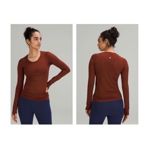 Lululemon Swiftly Tech Long Sleeve Shirt 2.0 in Date Brown